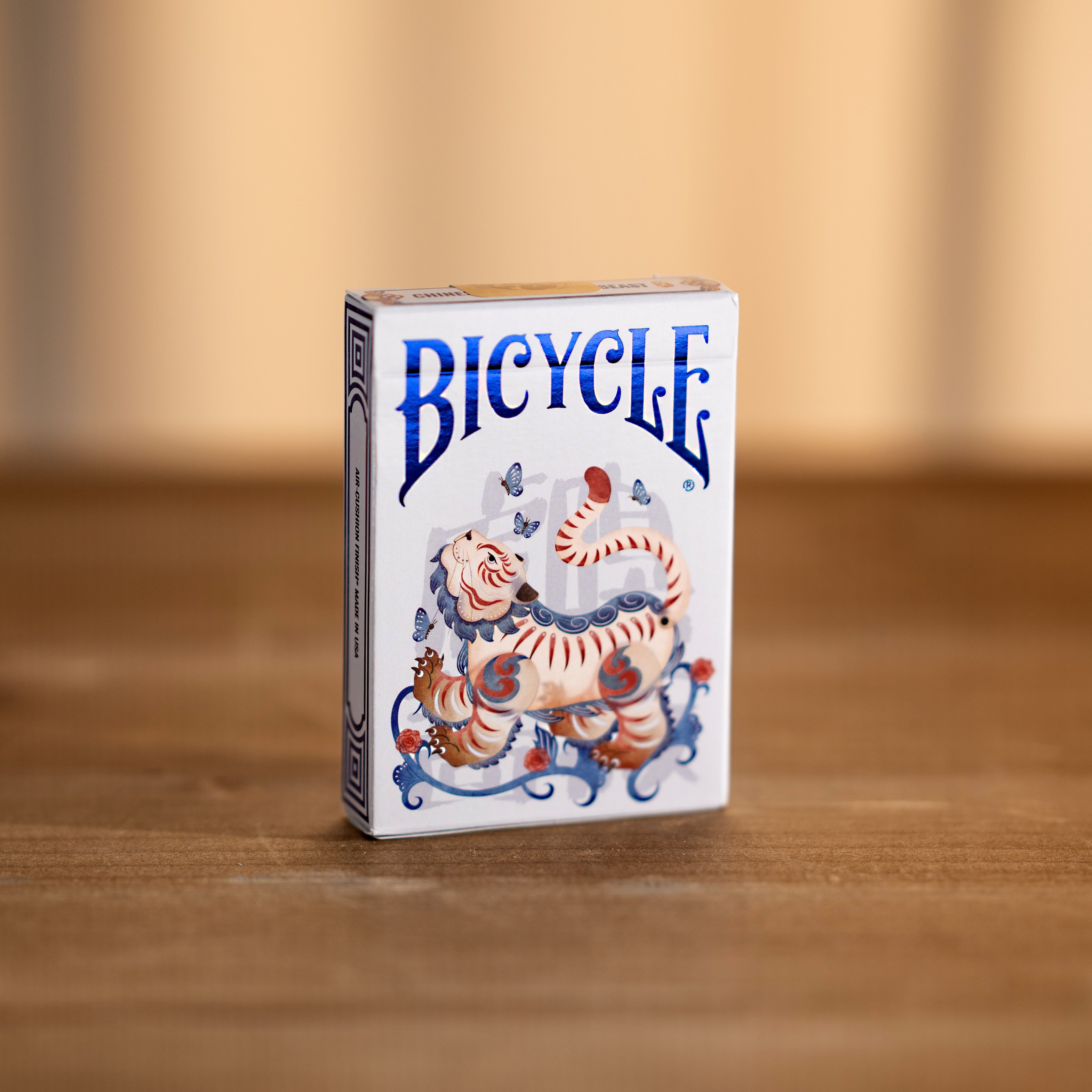 Bicycle Auspicious Beast Playing Cards: Tiger Sniffs the Rose