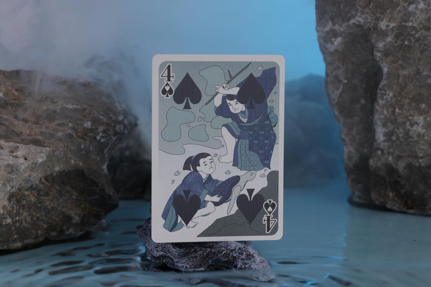 Urashima Tarou Playing Cards | BLUE ORIGAMI Edition