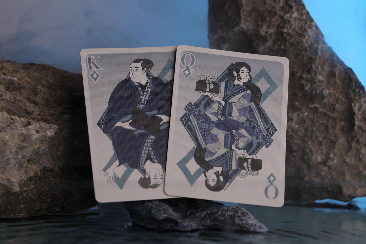 Urashima Tarou Playing Cards | BLUE ORIGAMI Edition