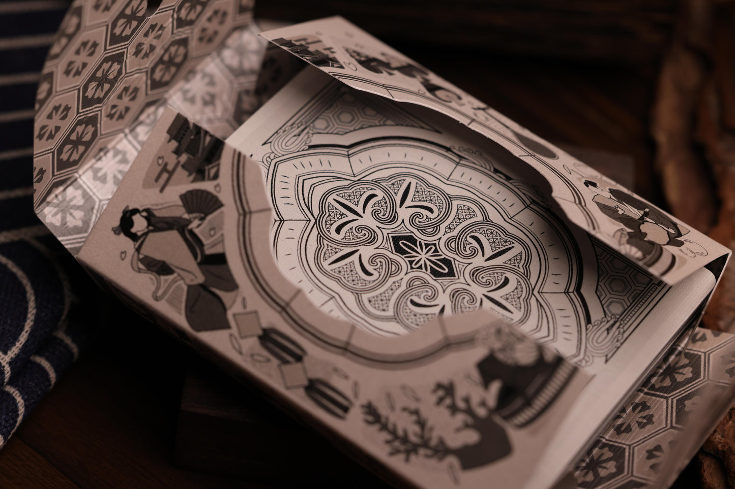Urashima Tarou Playing Cards | BLACK ORIGAMI Edition