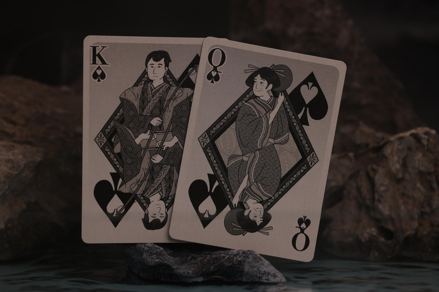 Urashima Tarou Playing Cards | BLACK ORIGAMI Edition