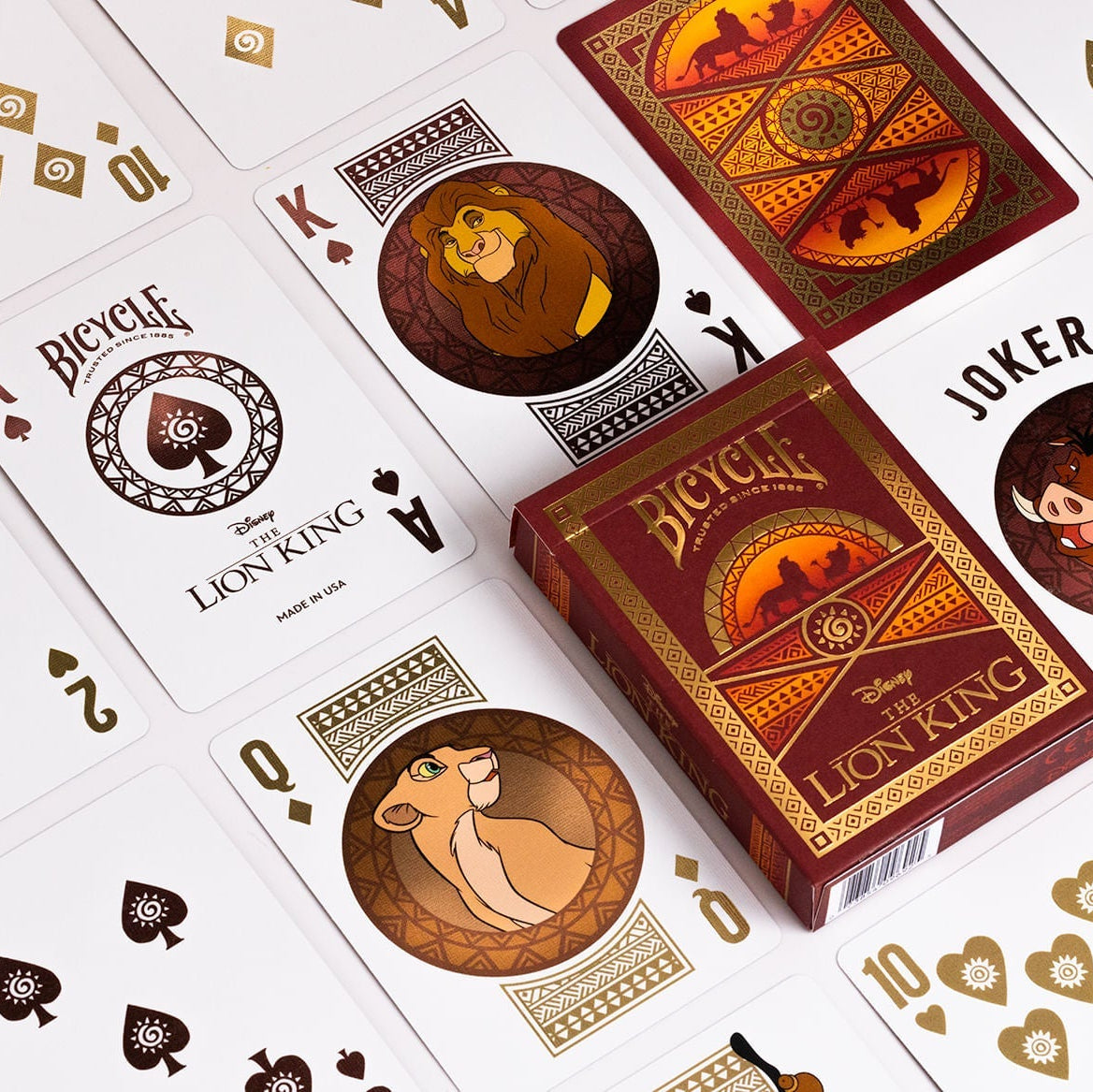 Bicycle Disney Lion King Inspired Playing Cards
