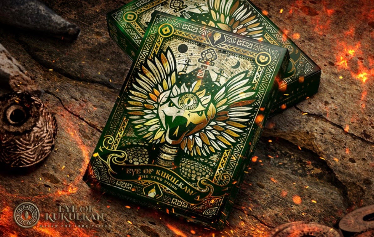 Mysterious Mayan Tales Playing Cards (Kukulkan Feathered Serpent)