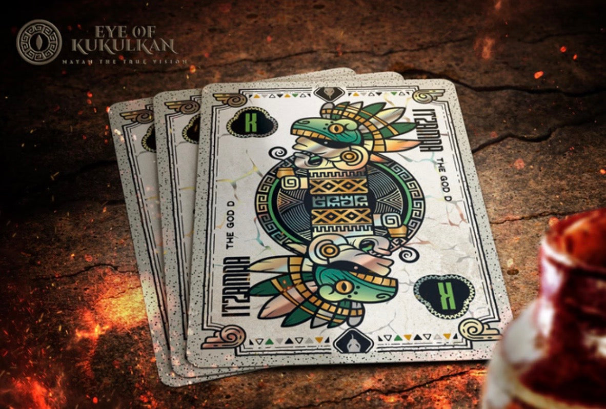 Mysterious Mayan Tales Playing Cards (Kukulkan Feathered Serpent)