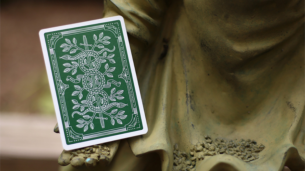 Monarch Playing Cards (Green)