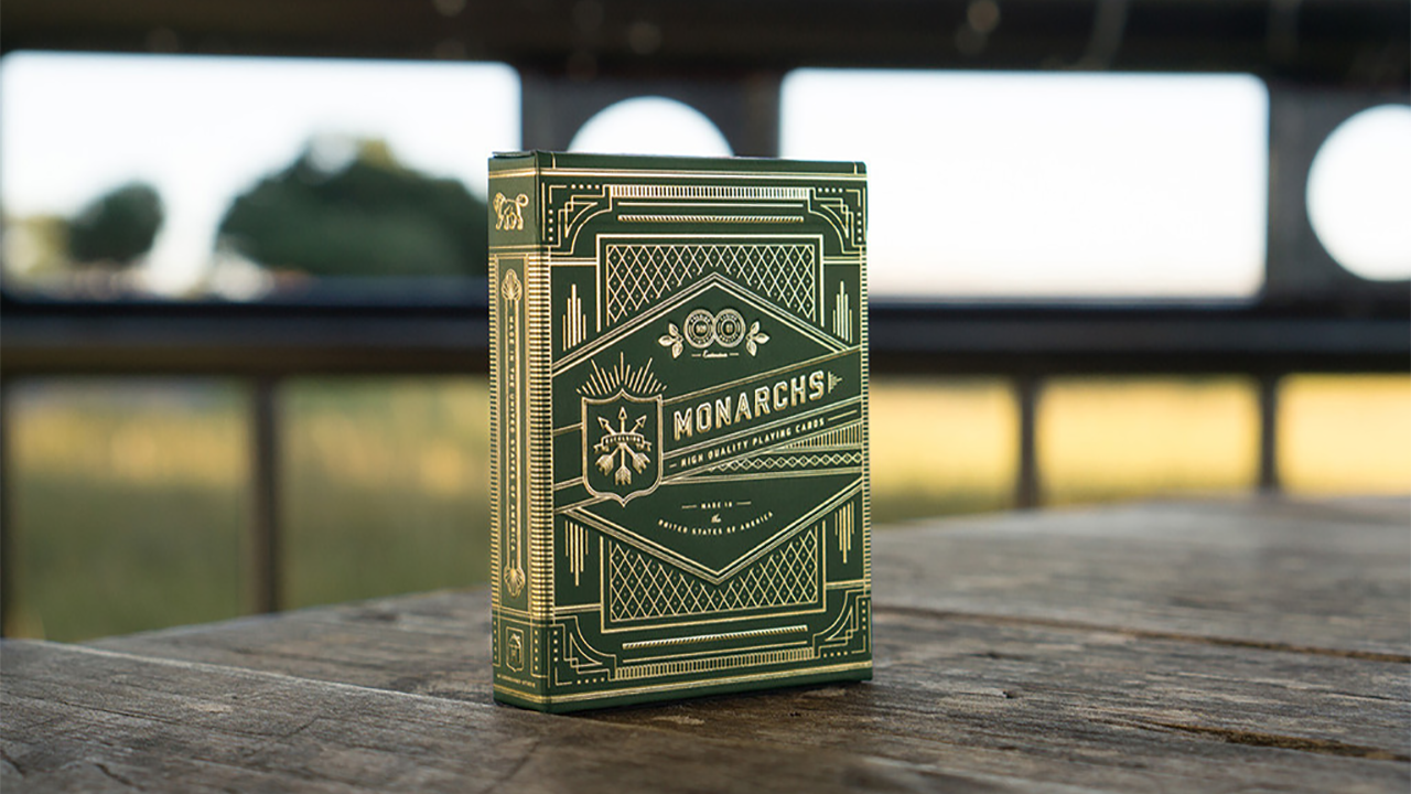 Monarch Playing Cards (Green)