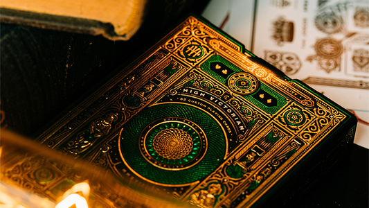 High Victorian (Green) Playing Cards