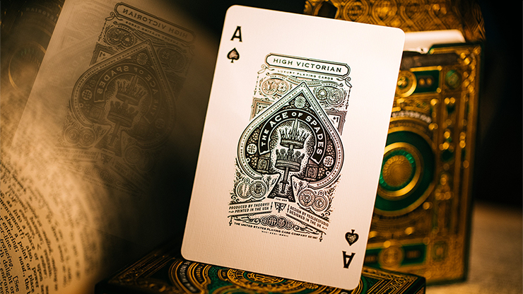 High Victorian (Green) Playing Cards