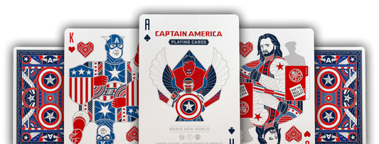 Captain America Playing Cards by Theory 11
