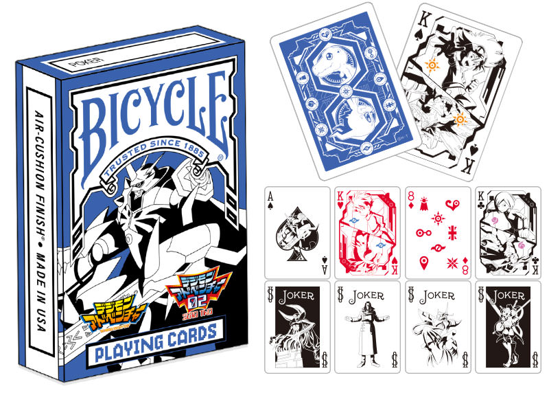 "DIGIMON ADVENTURE" "DIGIMON ADVENTURE02": Bicycle Playing Cards