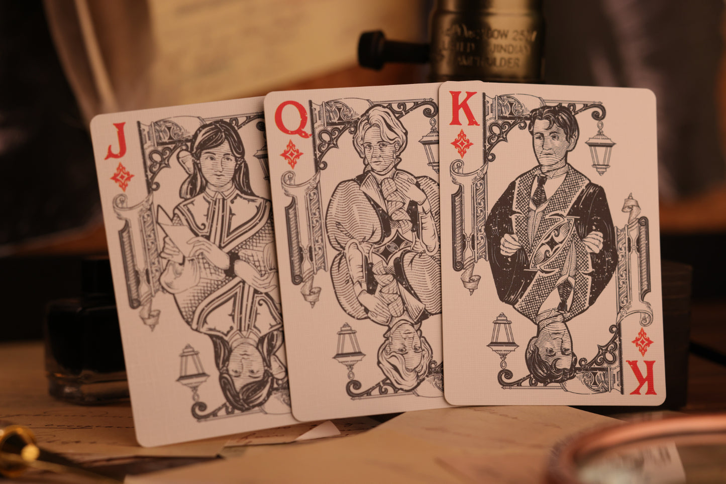 J and S Skewer Court Cards (Diamonds)