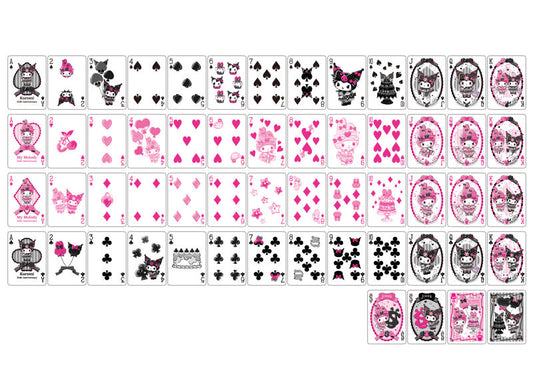 My Melody 50th Anniversary and Kuromi 20th Anniversary: Bicycle Playing Cards
