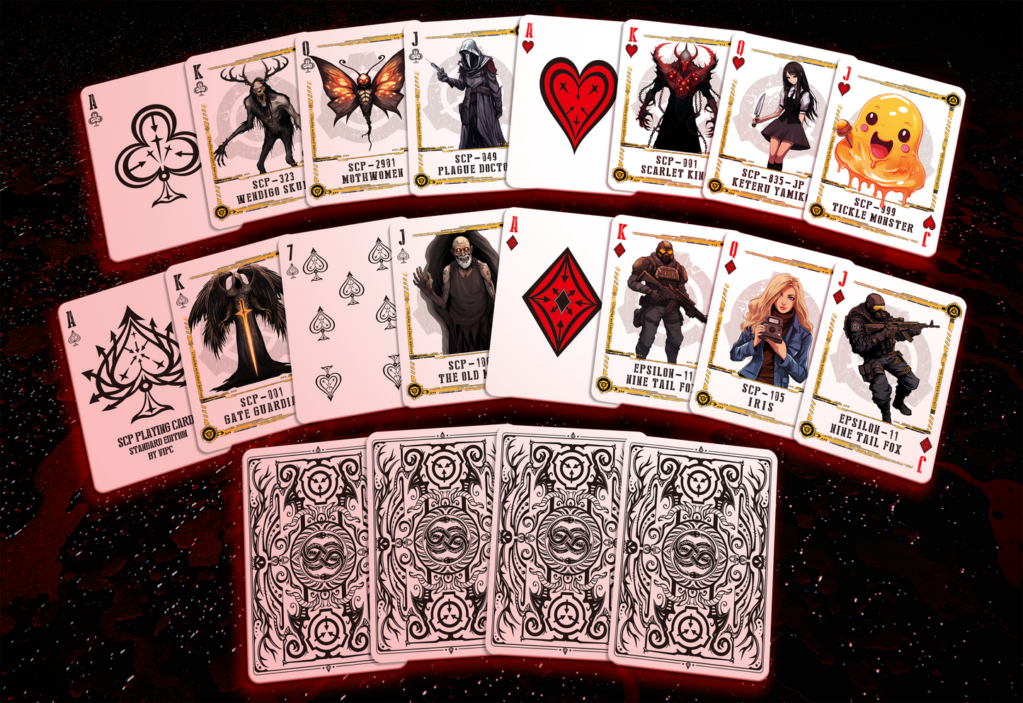 The SCP Foundation Playing cards 2nd Edition - Foundation Deck (Standard)