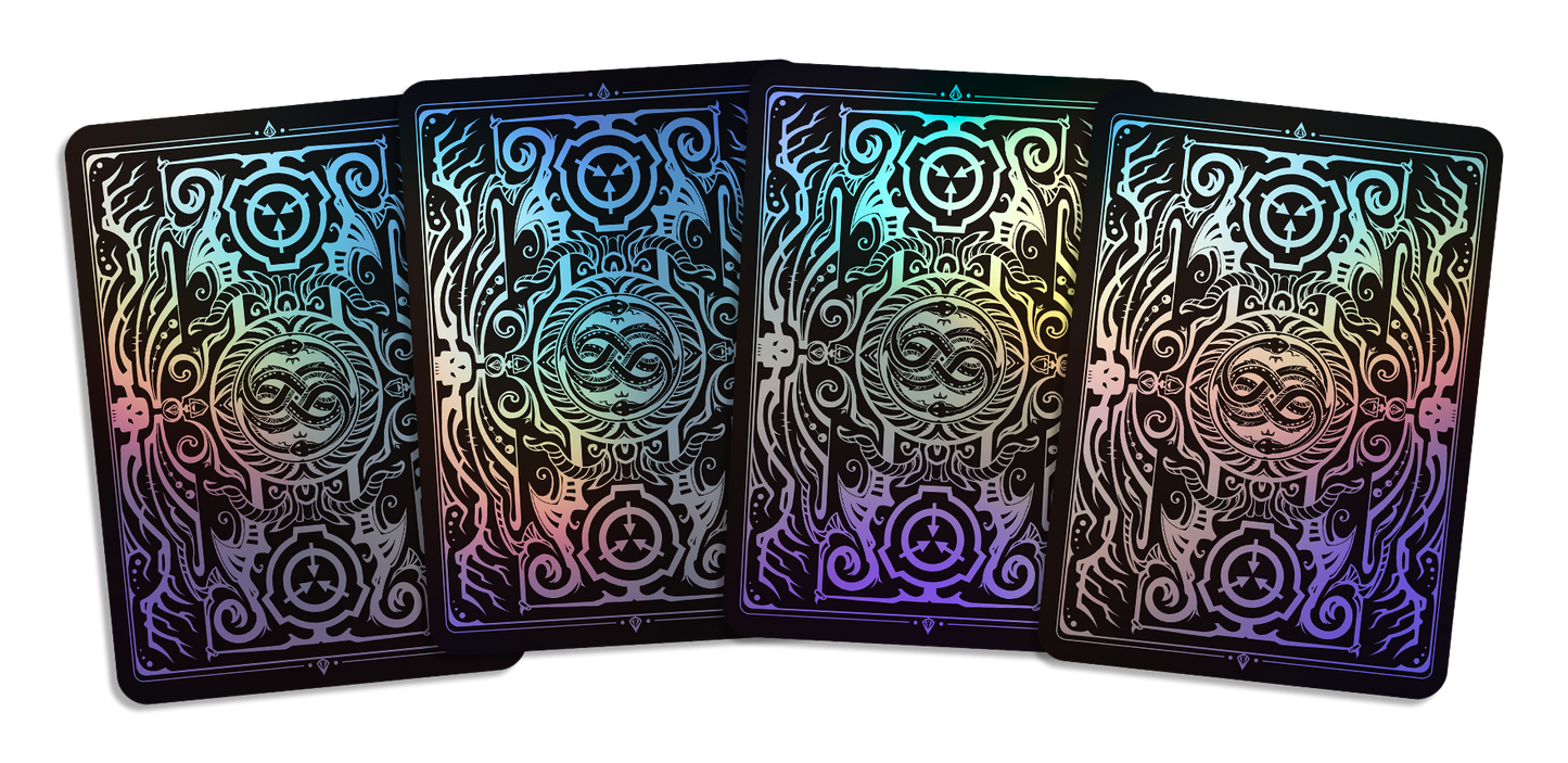 The SCP Foundation Playing Cards 2nd Edition- Foundation Deck (Black Edition)