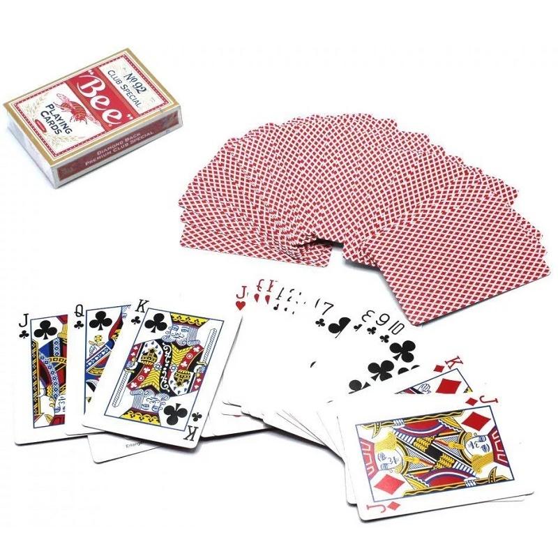 Bicycle Bee Bridge Size Playing Cards Red