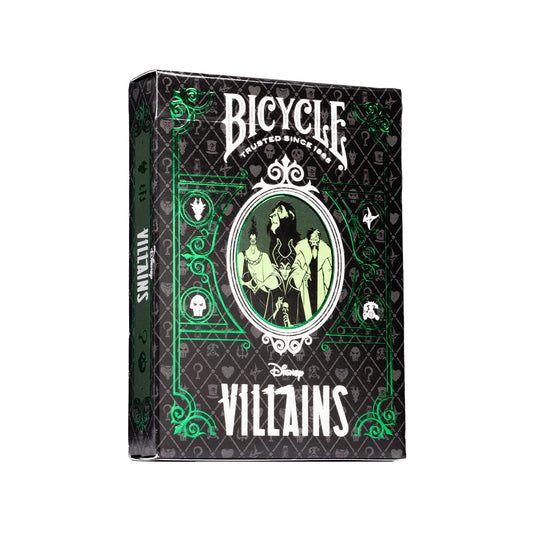 Bicycle Disney Villains Inspired Playing Cards Green