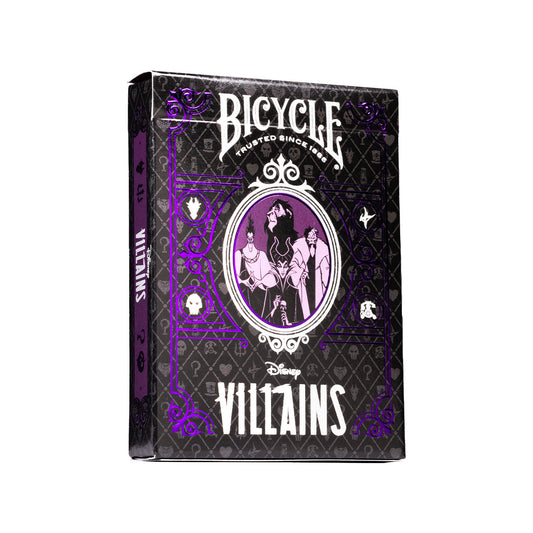 Bicycle Disney Villains Inspired Playing Cards Purple