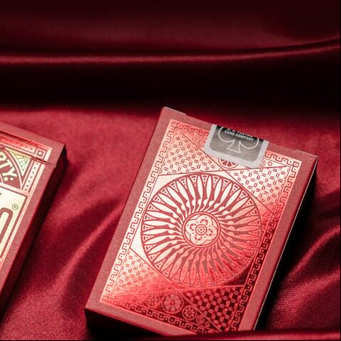 Bicycle Tally-Ho MetalLuxe Red Playing Cards