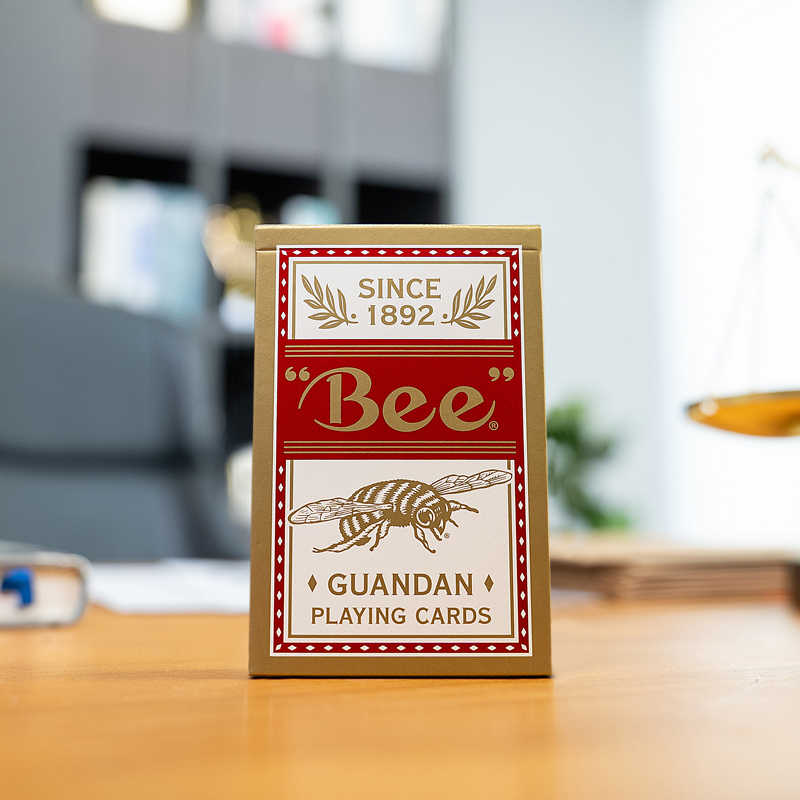 Bicycle Bee Guandan Size Playing Cards Red