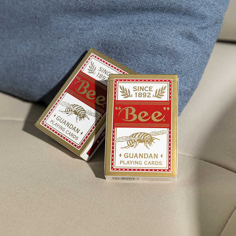 Bicycle Bee Guandan Size Playing Cards Red