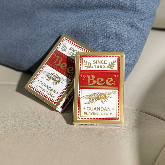 Bicycle Bee Guandan Size Playing Cards Red