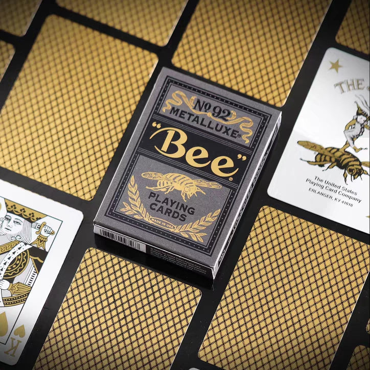 Bicycle Bee No.92 Metalluxe Gold Playing Cards