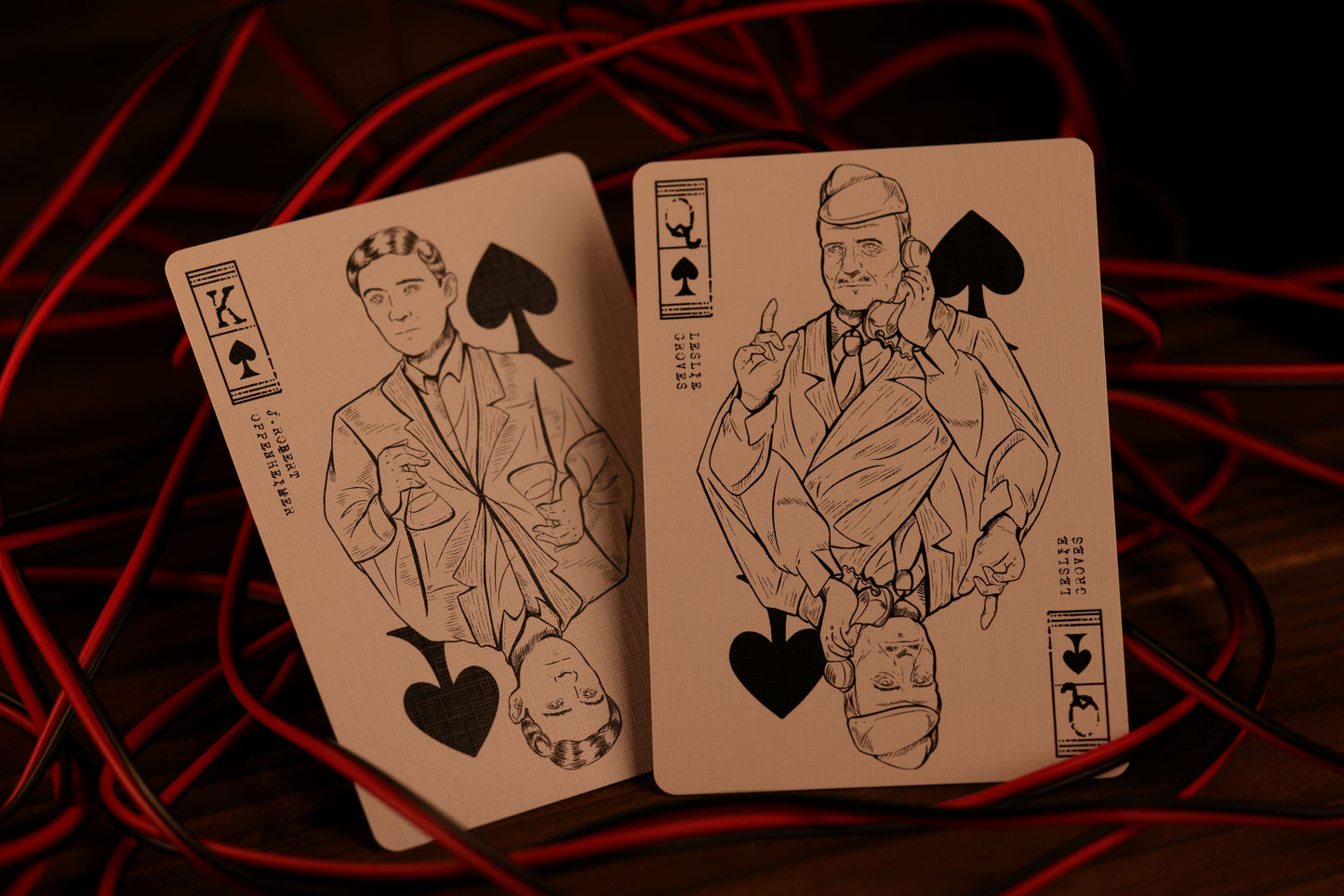 Oppenheimer Playing Cards | Fission Grey Edition