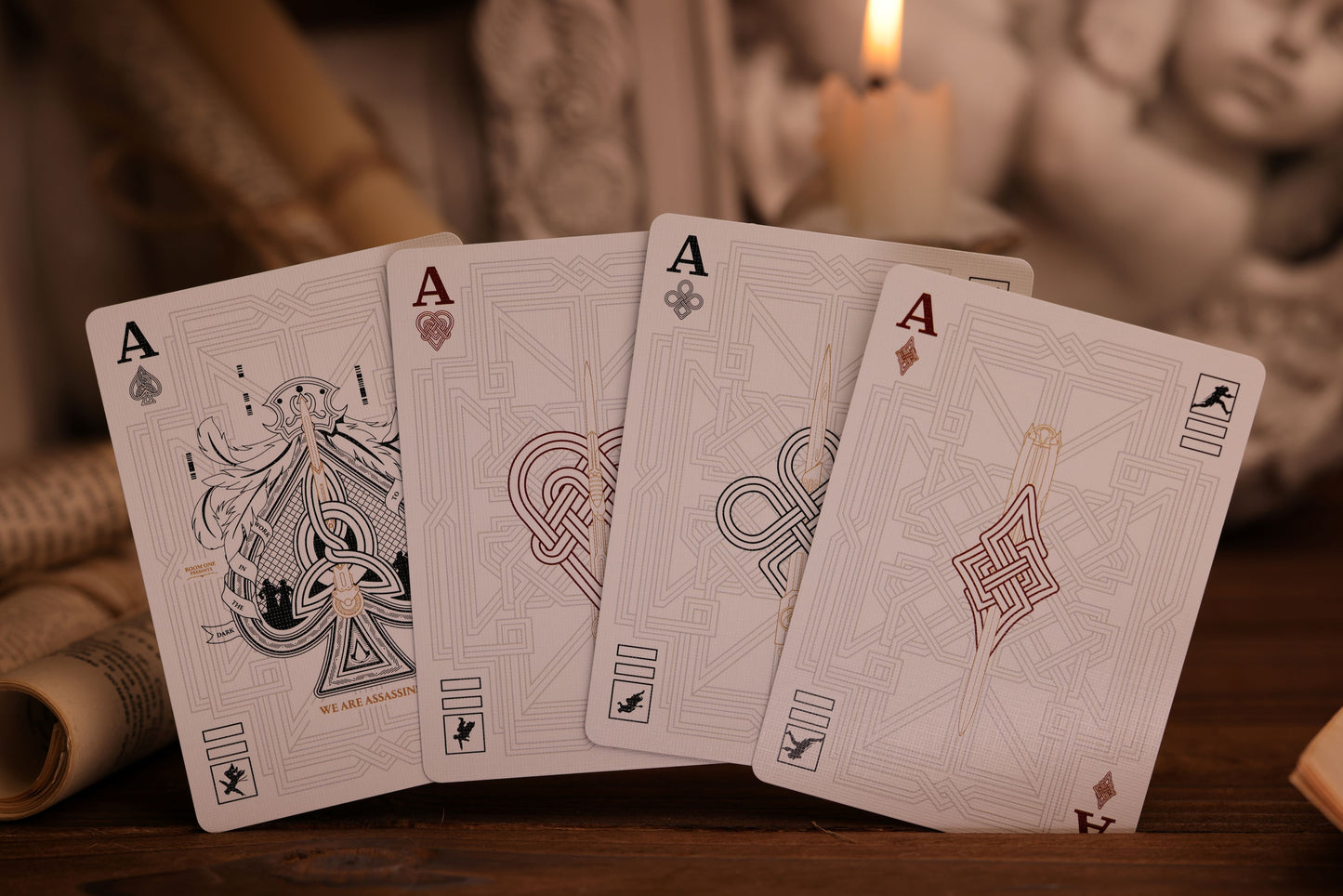 Assassin's Creed Legacy Playing Cards | BLACK HIDDEN BLADE Edition