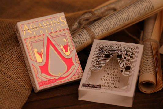 Assassin's Creed Legacy Playing Cards | WHITE HIDDEN BLADE Edition