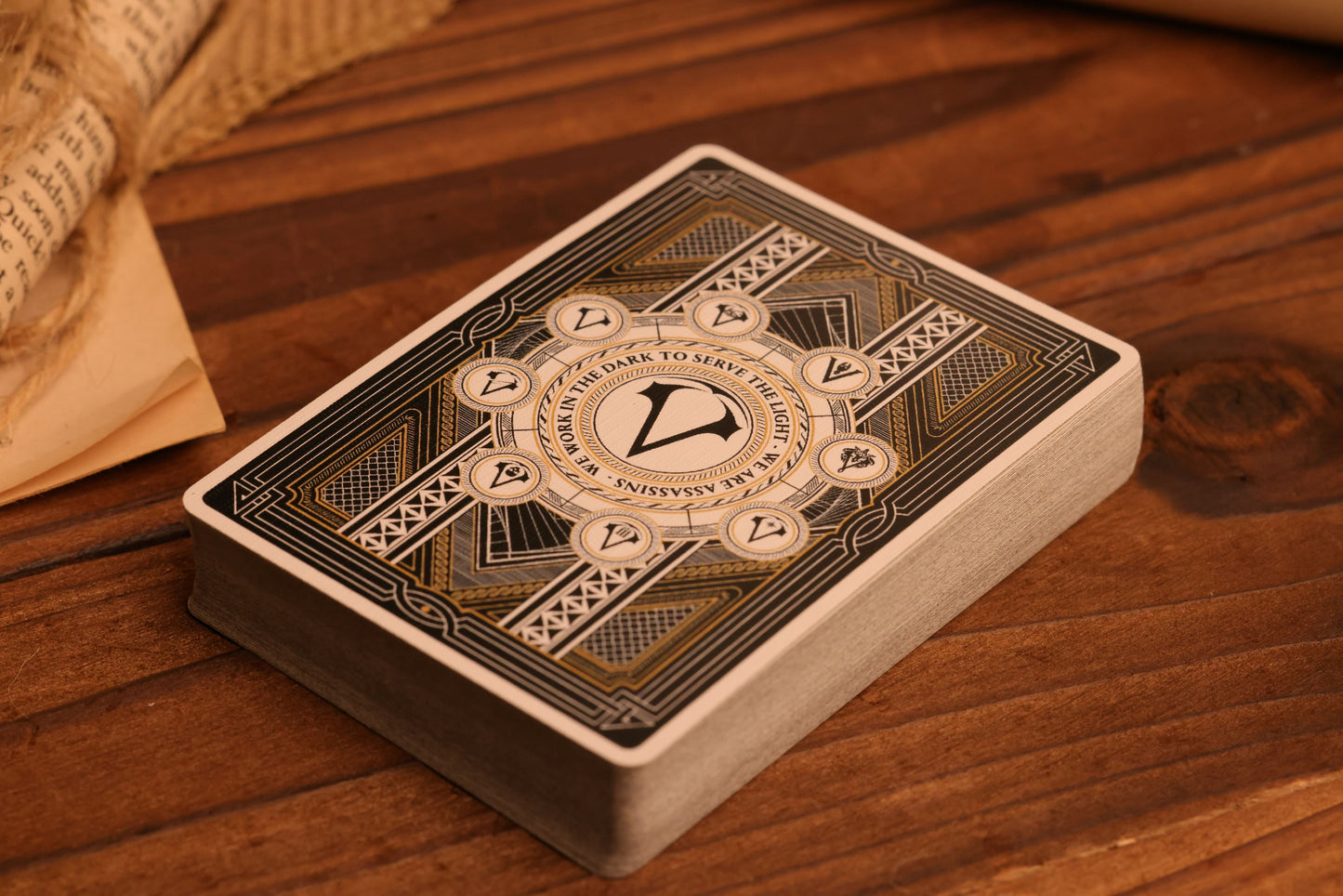 Assassin's Creed Legacy Playing Cards | BLACK HIDDEN BLADE Edition