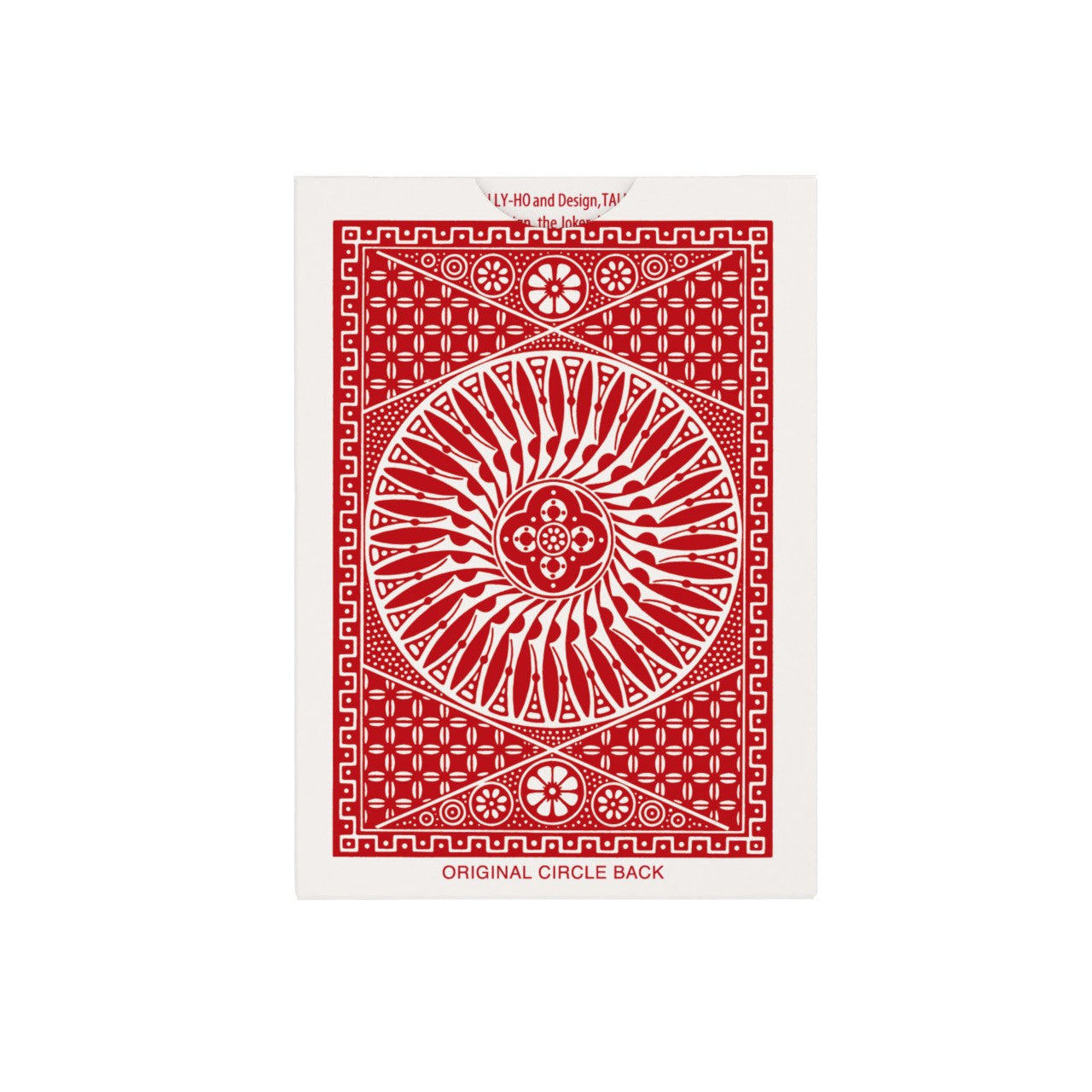 Bicycle Tally-Ho Circle Back Playing Cards Red