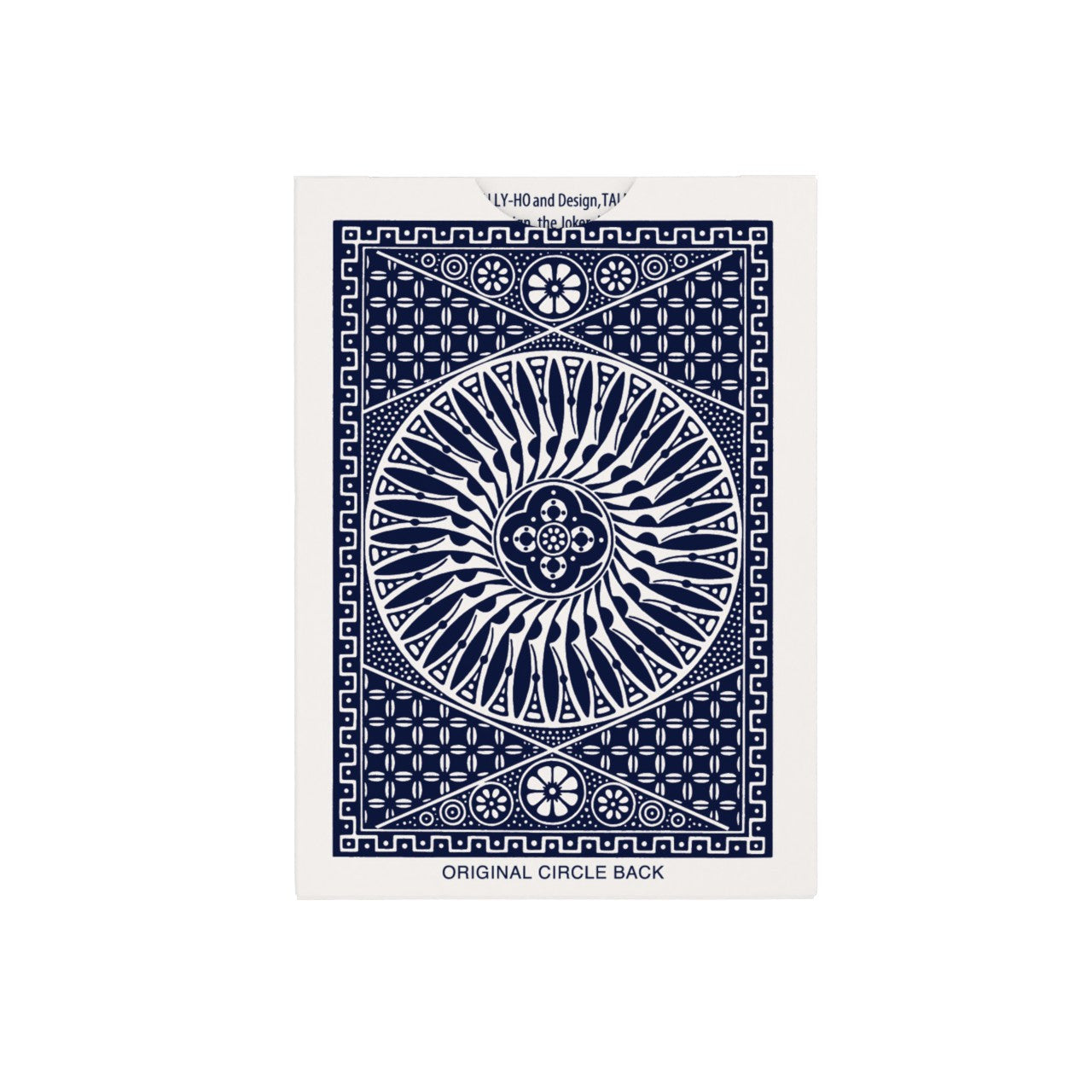 Bicycle Tally-Ho Circle Back Playing Cards Blue