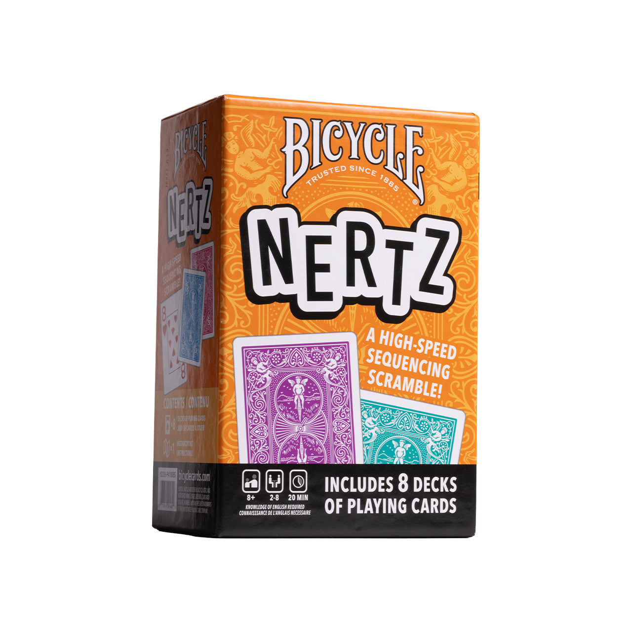 Bicycle Nertz 8 Pack - Jumbo Index
