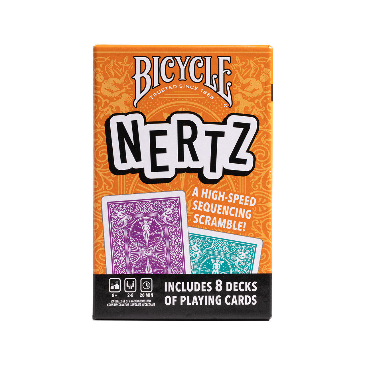 Bicycle Nertz 8 Pack - Jumbo Index