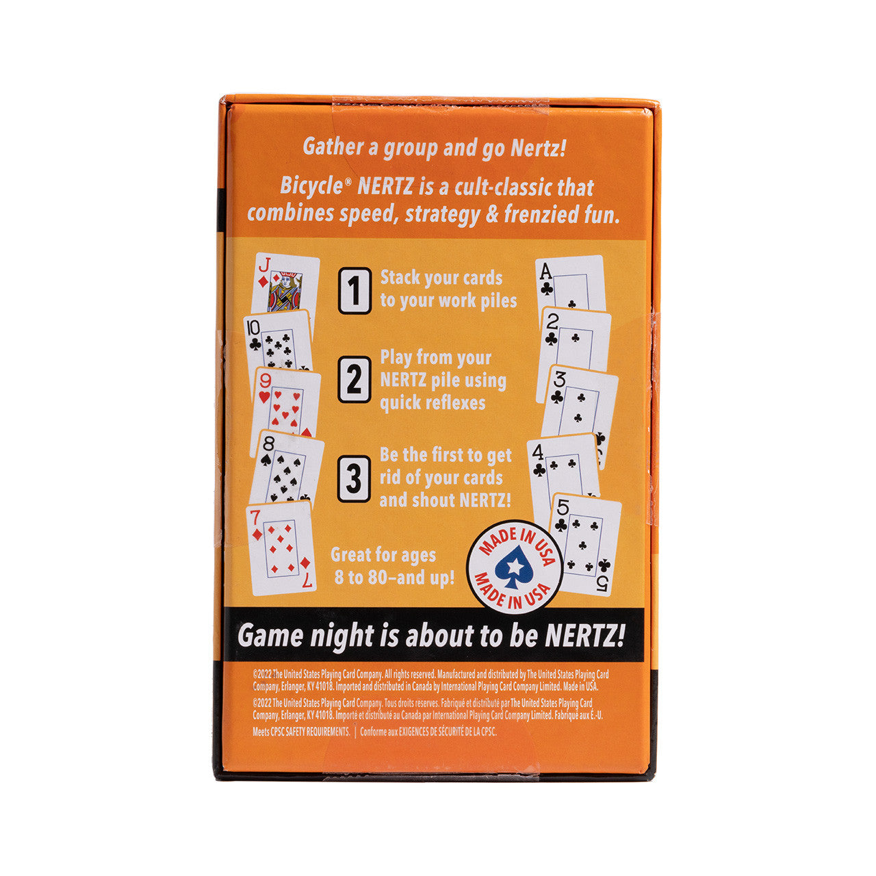 Bicycle Nertz 8 Pack - Jumbo Index