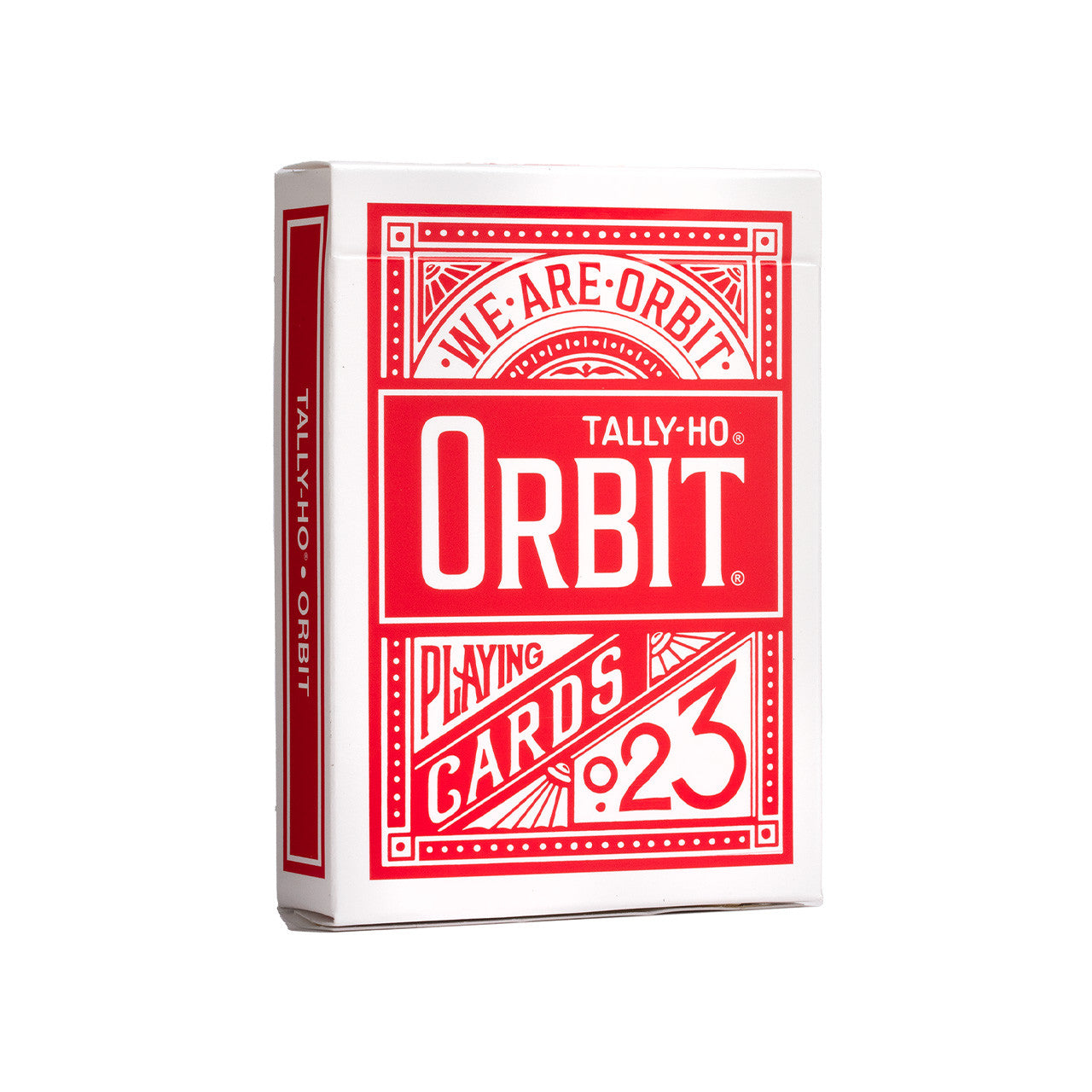 Bicycle Tally-Ho Orbit Red Playing Cards