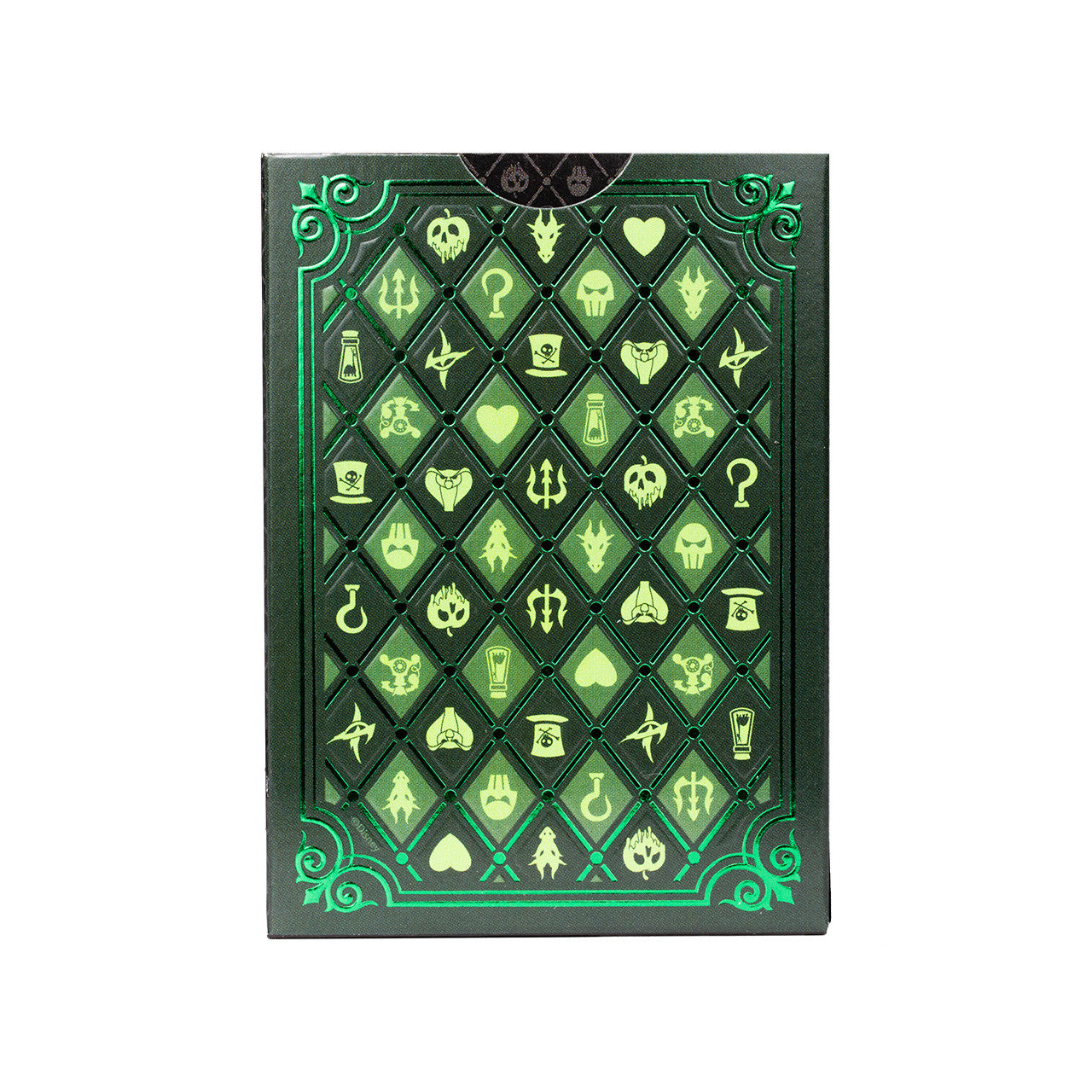 Bicycle Disney Villains Inspired Playing Cards Green