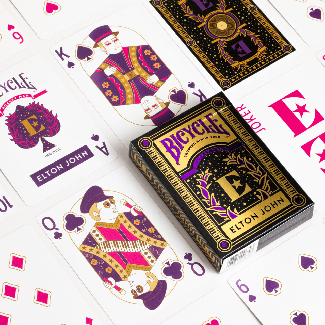 Bicycle Elton John Inspired Playing Cards