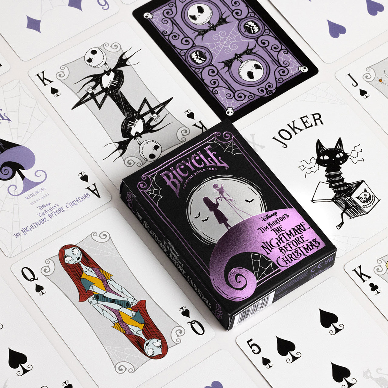 Bicycle Disney Nightmare Before Christmas Inspired Playing Cards