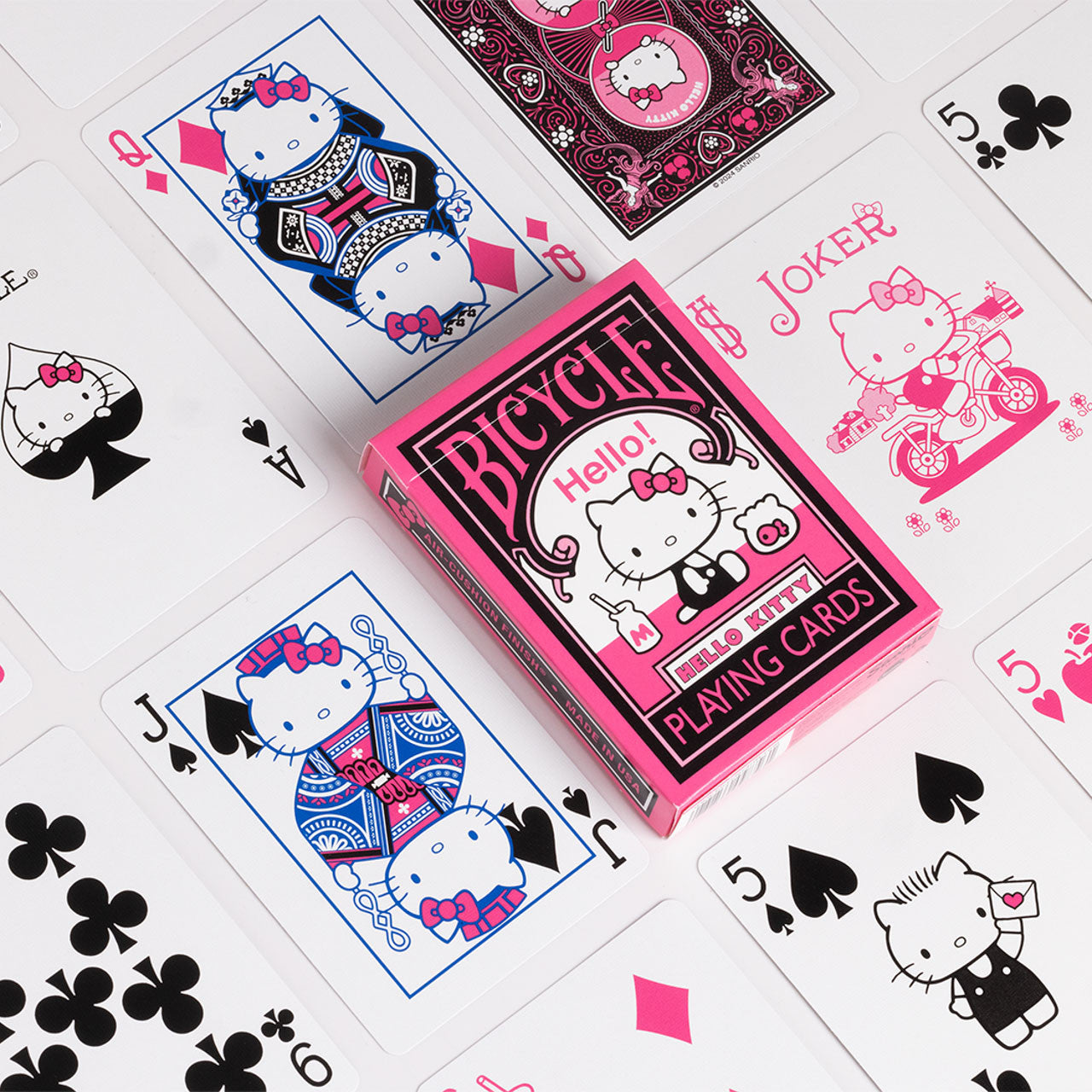 Bicycle Hello Kitty Inspired Playing Cards
