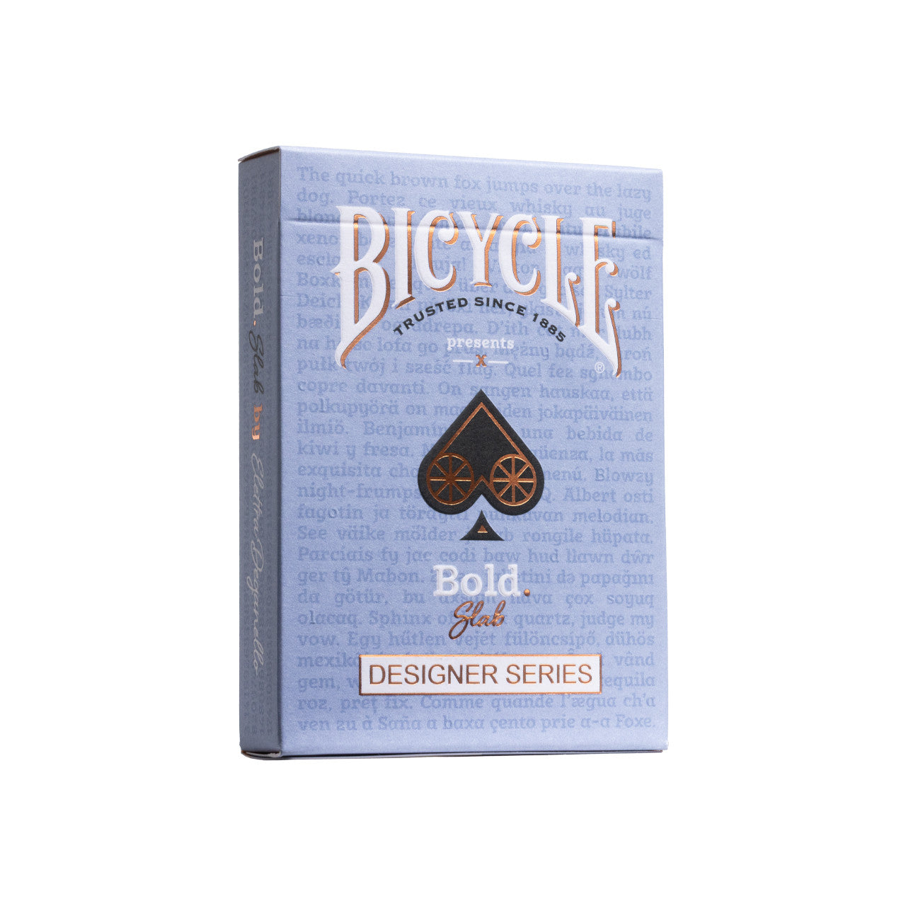 Bicycle Designer Series Bold Slab Playing Cards by Elettra Deganello