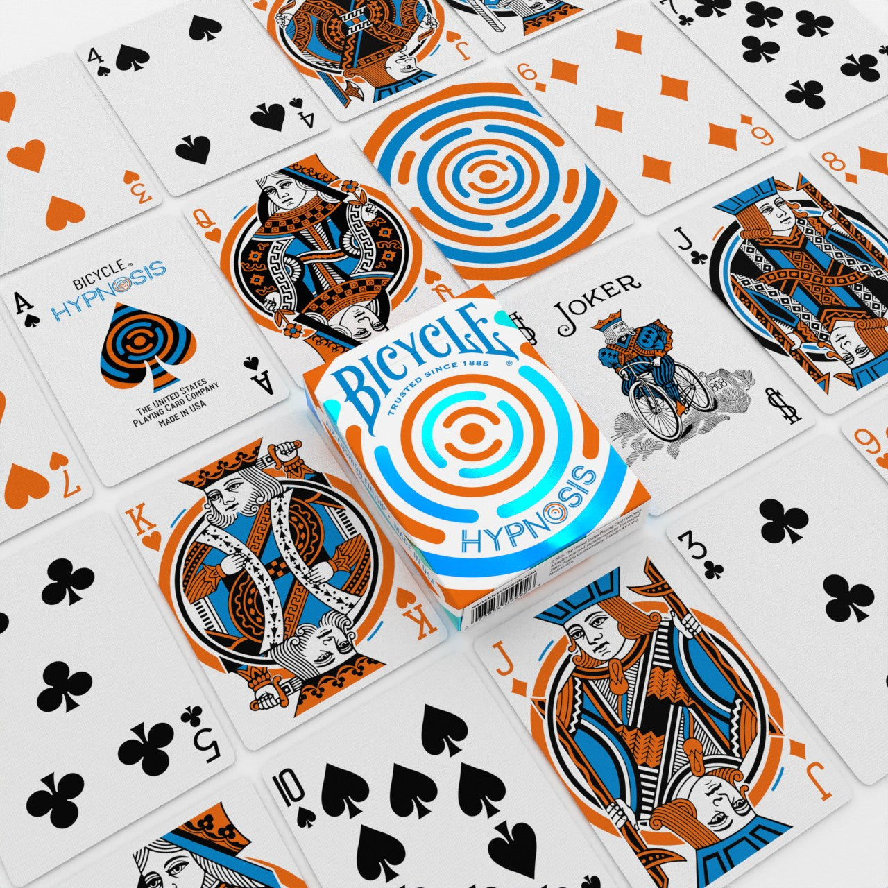 Bicycle Hypnosis Playing Cards V5 - Blue