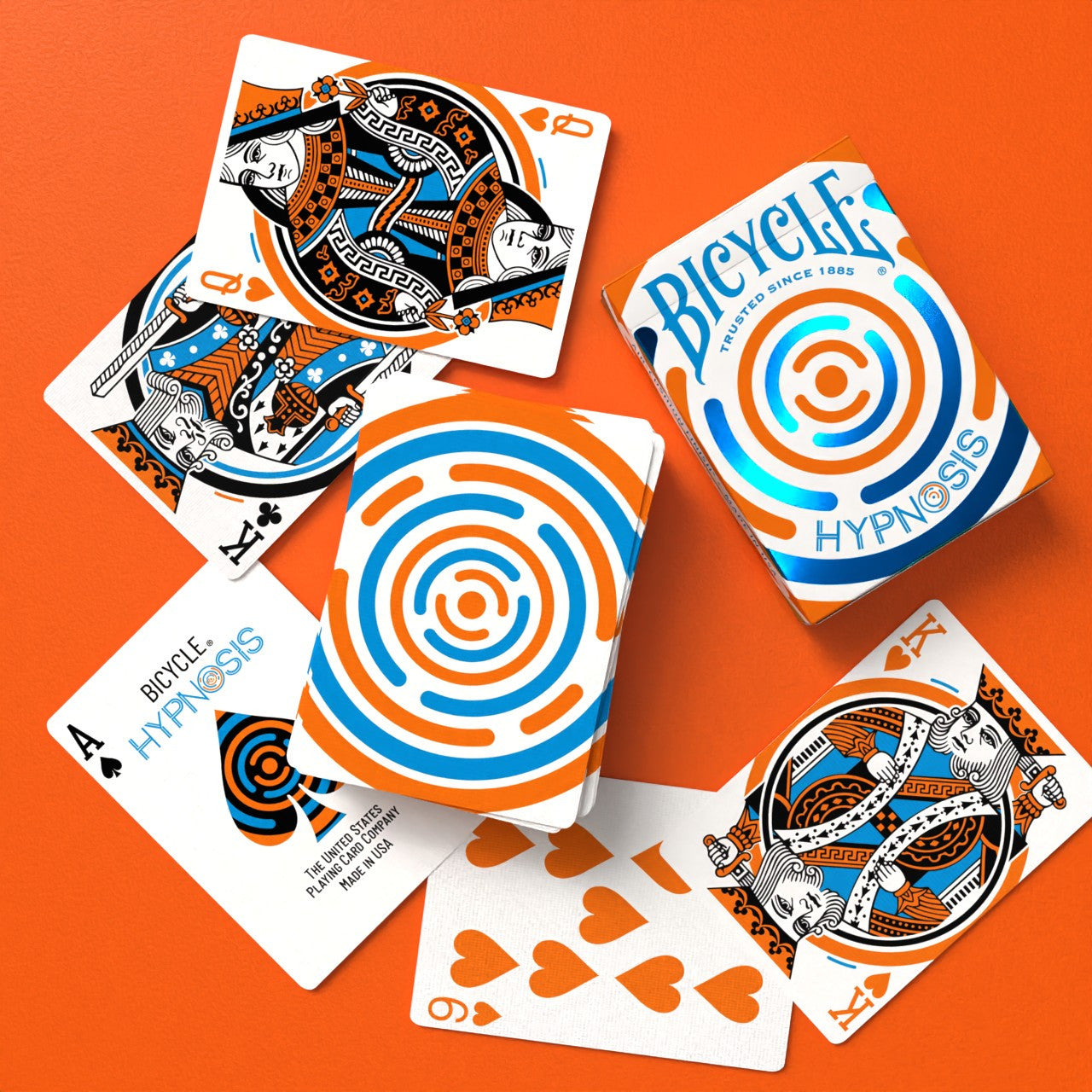 Bicycle Hypnosis Playing Cards V5 - Blue