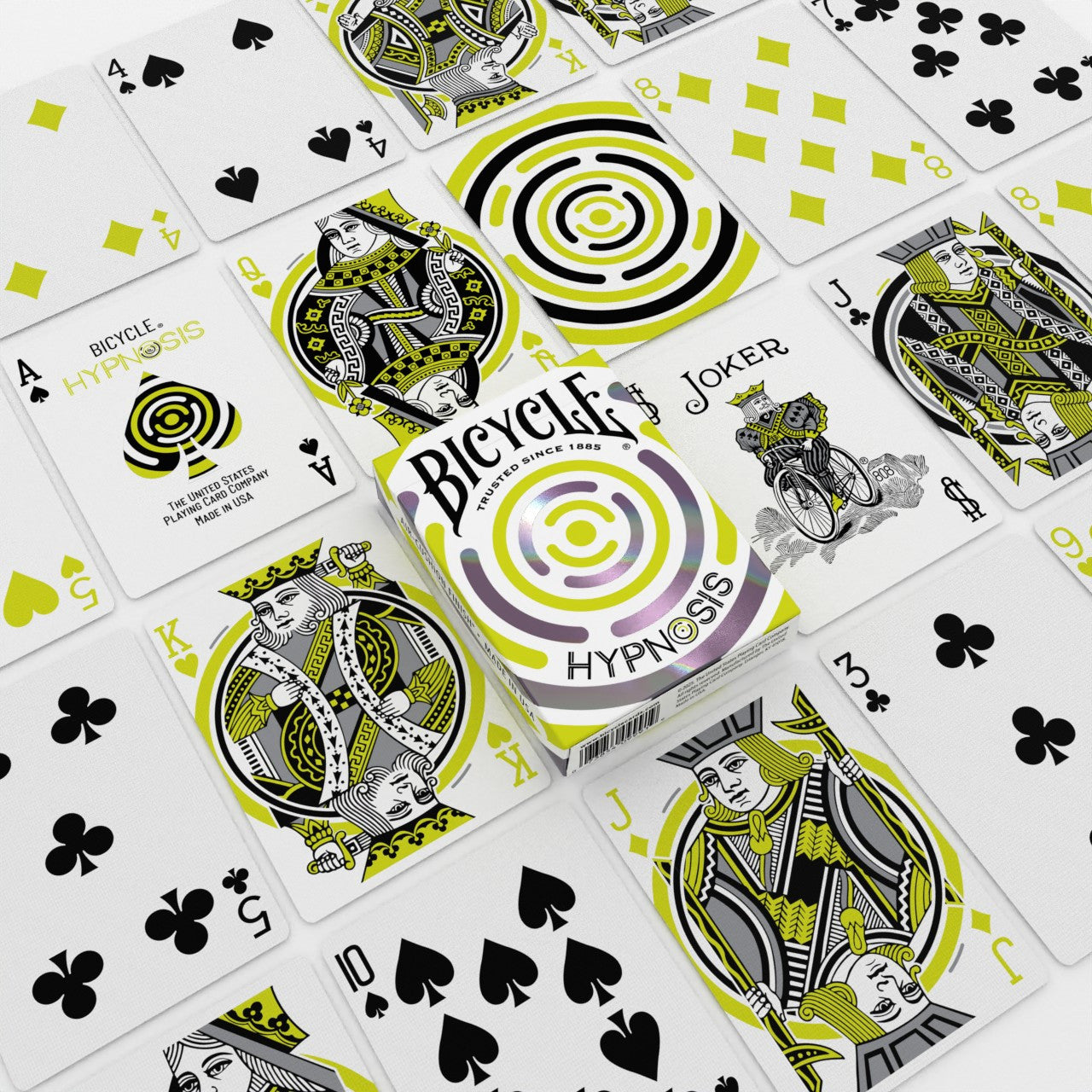 Bicycle Hypnosis Playing Cards V4 - Green