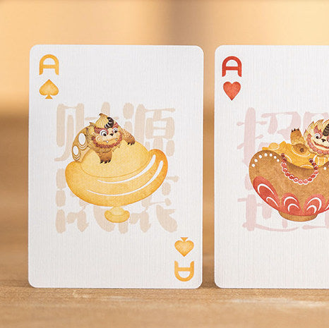 Bicycle Auspicious Beast Playing Cards: Zhao Cai Pixiu