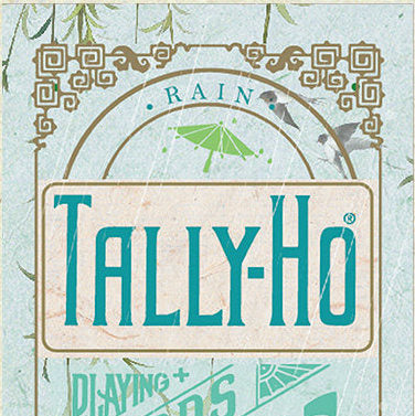 Bicycle Tally-Ho Rain Playing Cards