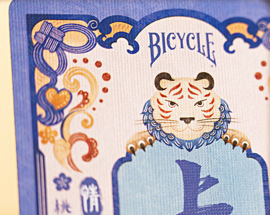 Bicycle Auspicious Beast Playing Cards: Tiger Sniffs the Rose