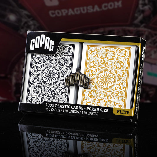 Bicycle Copag Elite Series Black & Gold Royal Edition Playing Cards