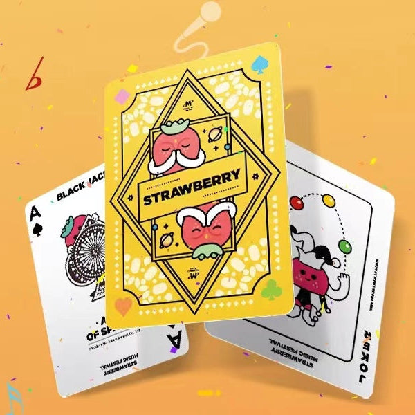 Bicycle Strawberry Festival Inspired Playing Cards