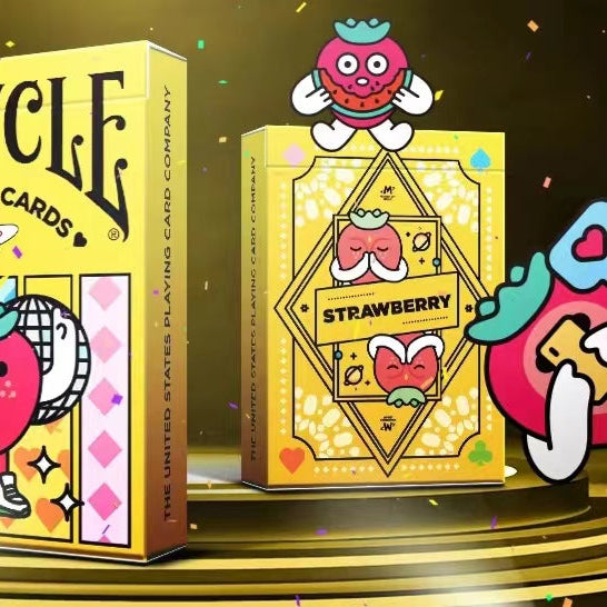 Bicycle Strawberry Festival Inspired Playing Cards